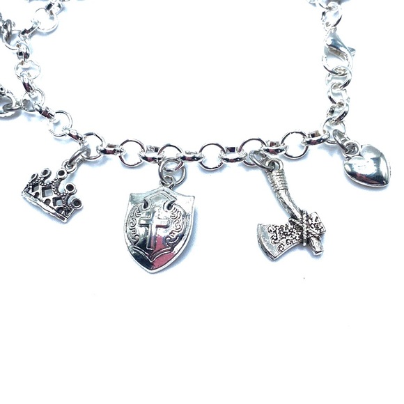 Medieval Times Charm Bracelet Renaissance Knight Castle - Picture 7 of 8